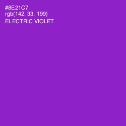 #8E21C7 - Electric Violet Color Image